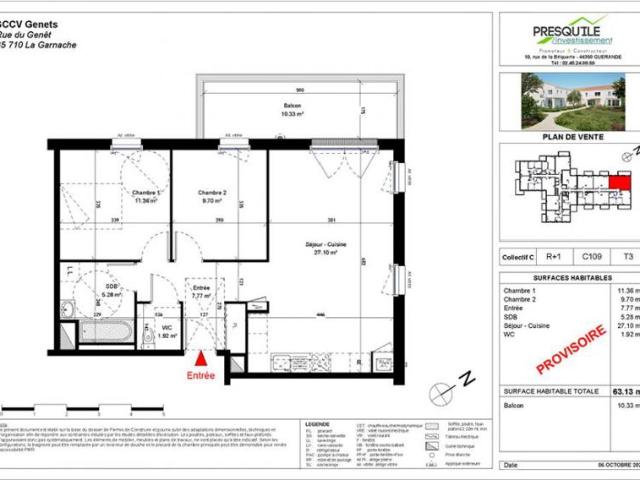 Appartement T3 63.13