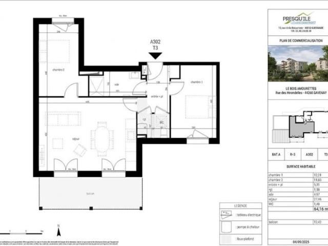 Appartement T3 64.16