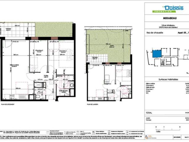 Appartement T3 64.33