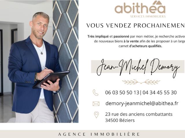 Appartement t3 64 m meuble avec terrasse place de parking en centre ville de beziers de septembre a juin