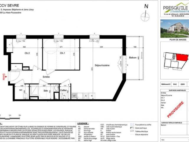 Appartement T3 65.7