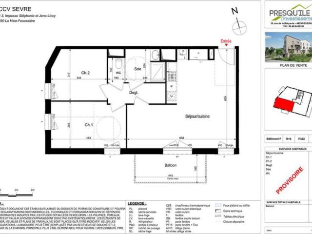 Appartement T3 65.3