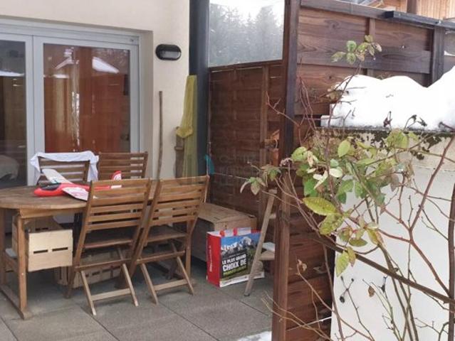 Appartement T3 73m² en rez de jardin à Morillon