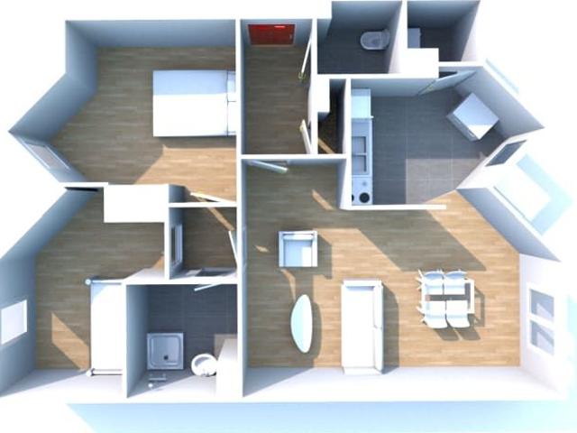 Appartement T3 à louer à Rouen Rive Gauche