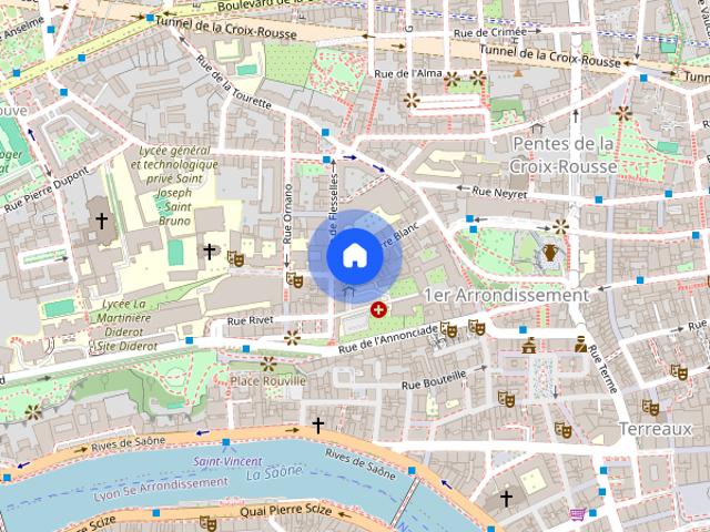 APPARTEMENT T3 A LOUER LYON 1ER ARRONDISSEMENT Annonciade Saint Benoit
