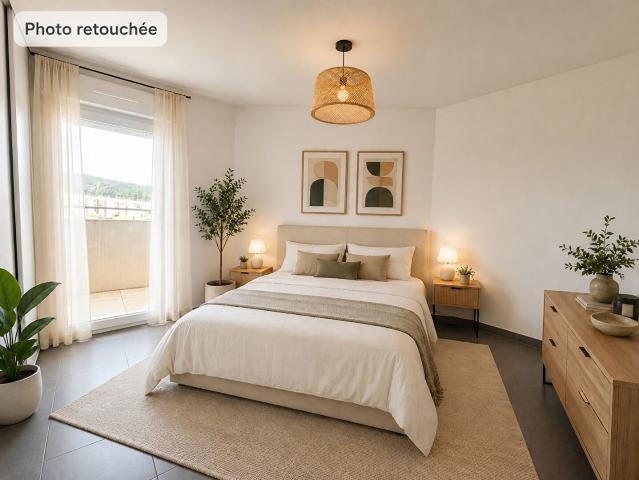 Appartement T3 à vendre à Gardanne + Terrasse + Parking 59m² Gardanne