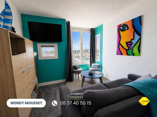 Appartement T3 en duplex avec vue sur le port et l'océan au coeur du Port du Crouesty