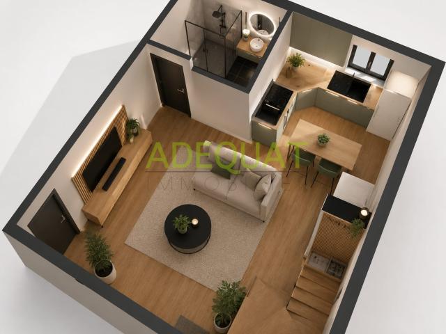 APPARTEMENT T3 au dernier étage avec combles + cave A RENOVER