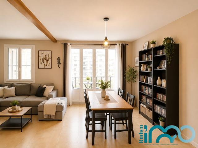 Appartement T3 avec balcons, cave et garage 65m² Rodez