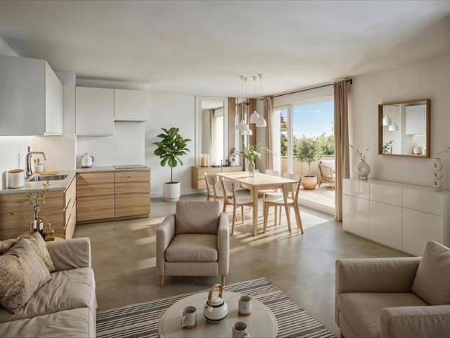 Appartement T3 avec extérieur et stationnement privatif
