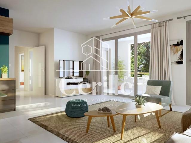 Appartement T3 avec Parking dans Résidence Prestigieuse près. 70m² Aix en Provence