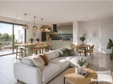Appartement T3 avec terrasse et garage