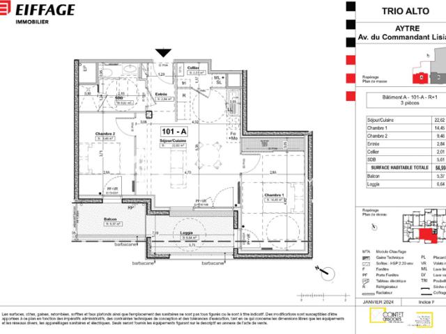 Appartement T3 AYTRE