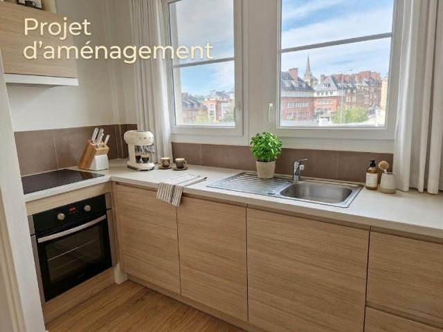 Appartement T3 centre ville Lisieux