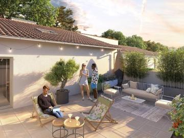 Appartement T3 de 55m2 avec terrasse de 12m2 au dernier étage