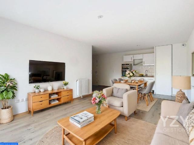 Appartement T3 de 67,98m2 avec jardin de 58m2 exposé Sud Ouest Proximité immédiate métro