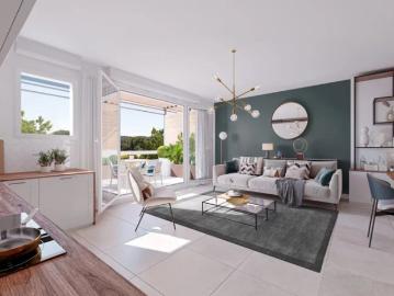 Appartement T3 de 64m2 avec une terrasse de 13m2 à Gardanne 13120