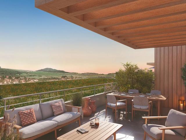 Appartement T3 de 66.90 m² en rez de jardin Douvaine
