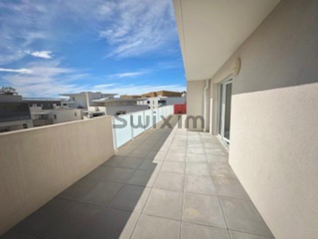Appartement T3 de 68m2 avec très beau balcon de 42m2