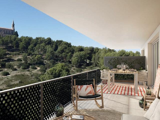 Appartement T3 de 71m² plein Ouest + 13m² de terrasse + box en sous sol