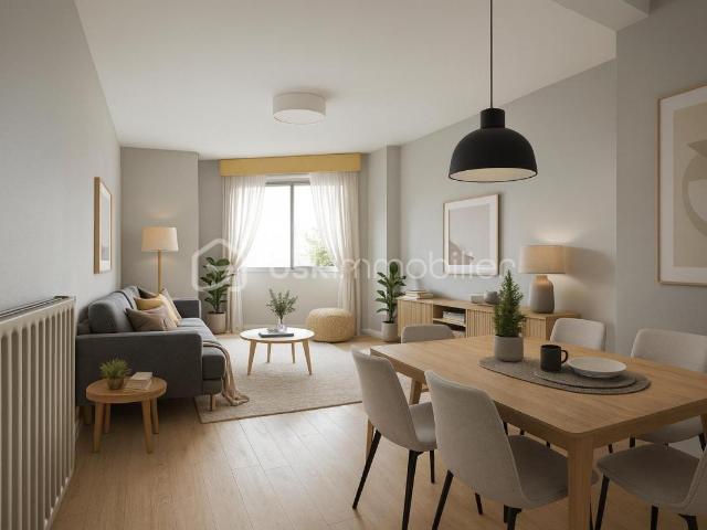 Appartement T3 de 72m² avec garage, cave et loggia