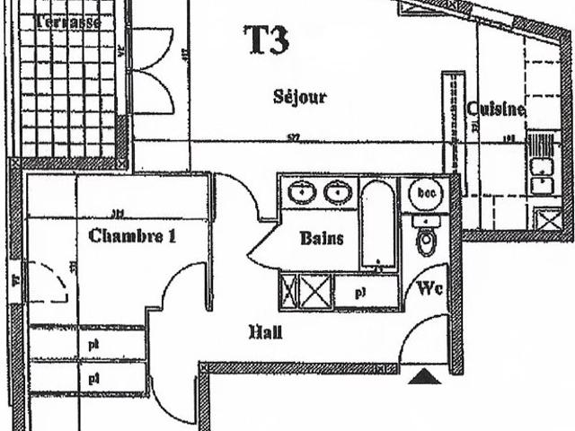 Appartement T3 + GARAGE 31200 TOULOUSE SEPT DENIERS