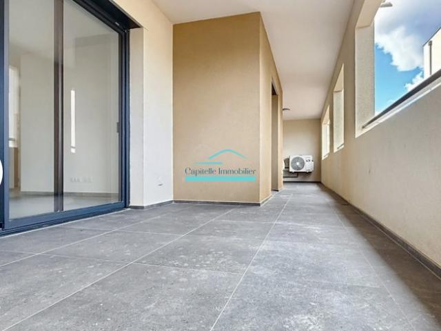 Appartement T3 grande terrasse et parking Centre ville Follelli