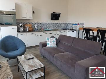 Appartement T3 meublé à louer, refait à neuf Alençon centre Réf: 13845