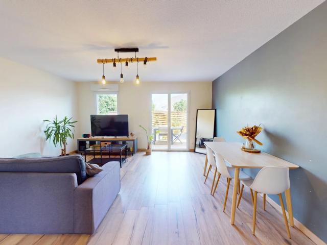 Appartement T3 meublé avec terrasse et parking – La Salvetat Saint Gilles