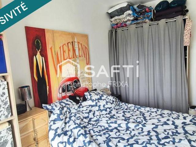 Appartement T3 proche jardin des plantes avec balcon et parking sous terrain