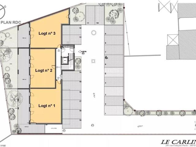 Appartement T3 RDC 65m² MORESTEL