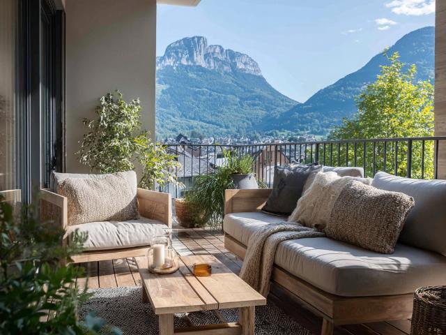 Appartement T3 sous les combles avec terrasse à Ornex