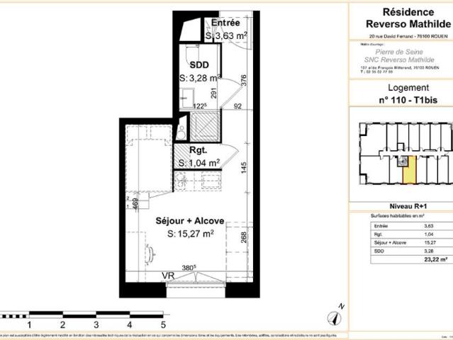 Appartement T1 23.22