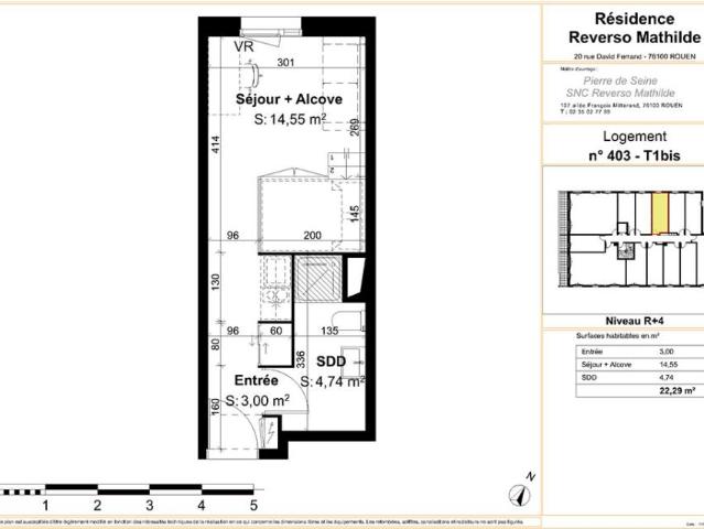 Appartement T1 22.29