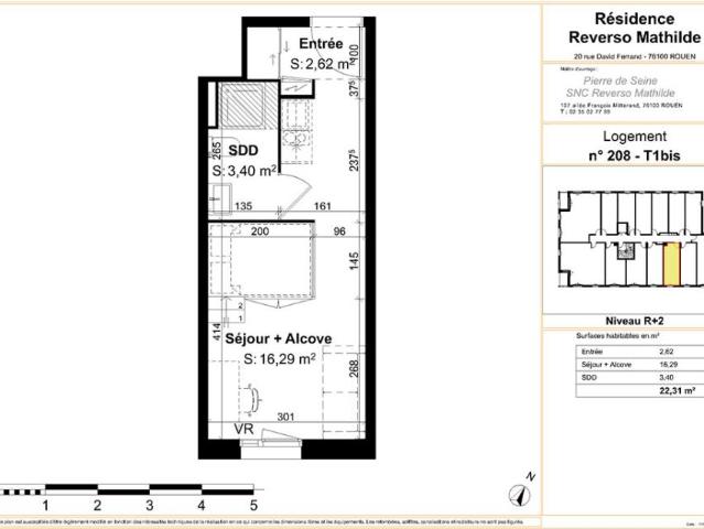 Appartement T1 22.31