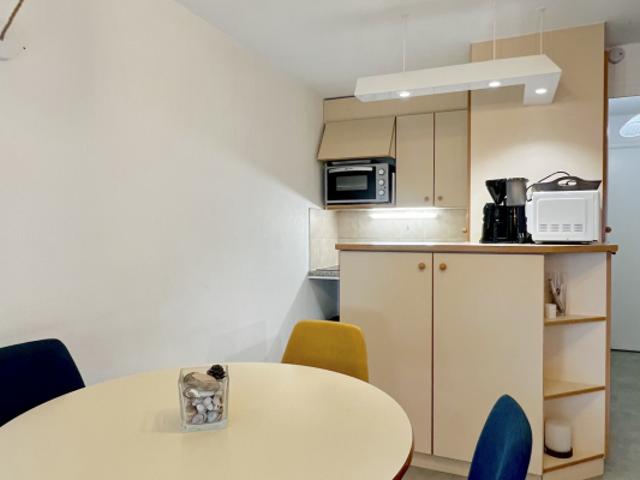 Appartement T1 cabine avec terrasse et parking Plage Benoît