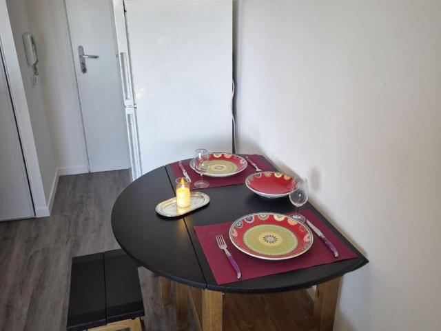 Appartement T1 entièrement meublé, terrasse, 1 parking sécurisé en sous sol