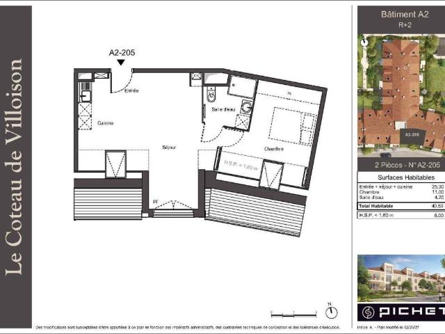 Appartement T2 40.5m2 à louer à Villabé | Pichet