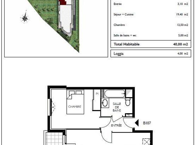 Appartement T2 40m2 à louer à Lucé | Pichet