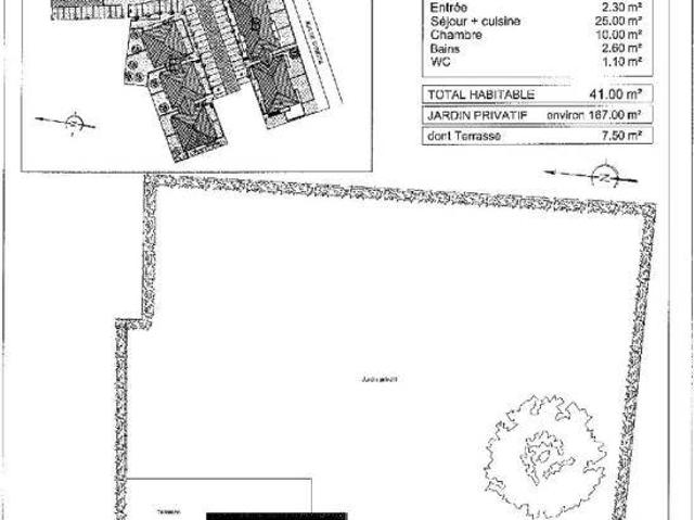 Appartement T2 41m2 à louer à Villeneuve sur lot
