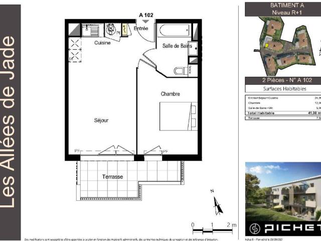 Appartement T2 41m2 à louer à Draguignan | Pichet