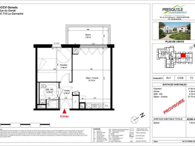 Appartement T2 42.64