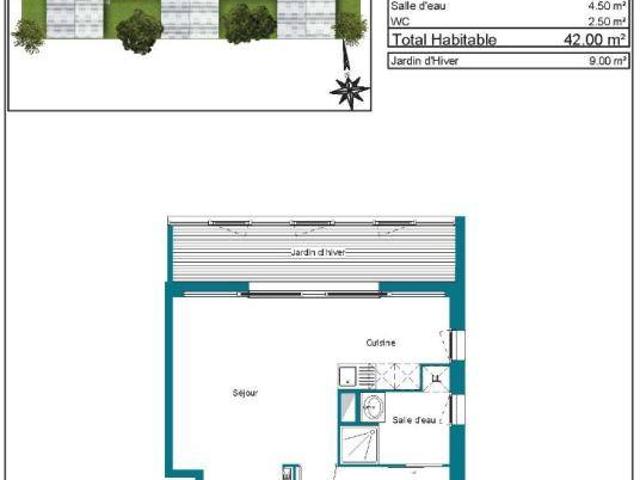 Appartement T2 42m2 à louer à Villenave d'ornon