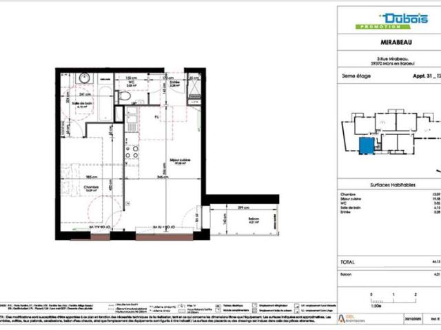 Appartement T2 44.15