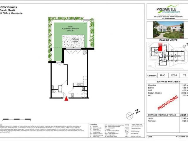 Appartement T2 46.67