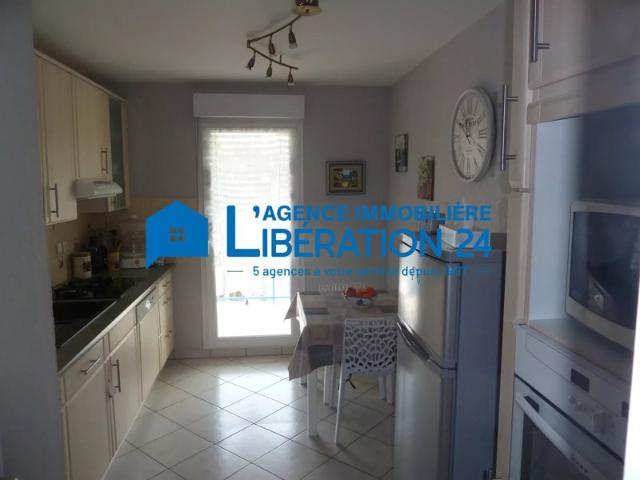 APPARTEMENT T2 56m² Ascenseur +2terrasses+garage+parking+cave