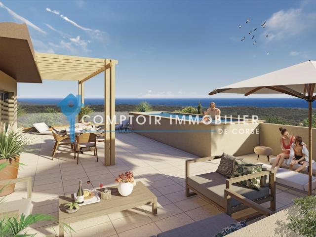 Appartement T2 Vue Mer Solenzara centre 48m² Sari Solenzara
