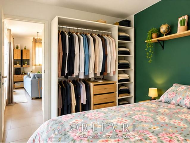 Appartement T2 à louer MEUBLE à Castelnau le Lez, dernier étage, 47 m²