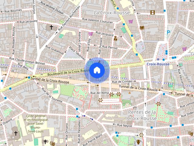 APPARTEMENT T2 A LOUER LYON 4EME ARRONDISSEMENT Bony Bonnet