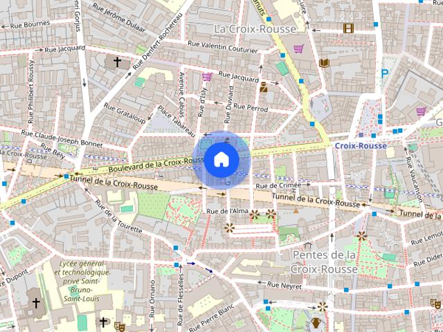 APPARTEMENT T2 A LOUER LYON 4EME ARRONDISSEMENT Deleuvre Henon